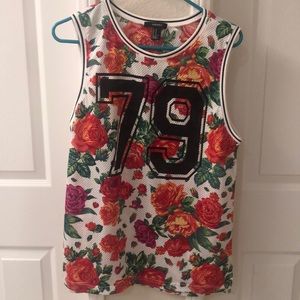 Forever 21 Floral Tank